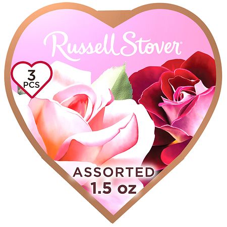 Russell Stover Valentine's Assorted Chocolates Photo Heart - 1.5oz (Packaging May Vary)