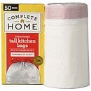 Meijer Tall Kitchen Drawstring Bags Unscented 13 Gal, 45 ct