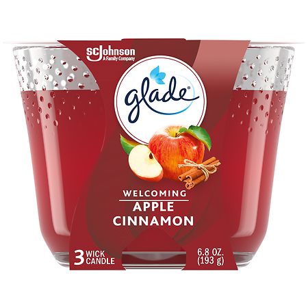 Glade 3 Wick Candle Apple Cinnamon