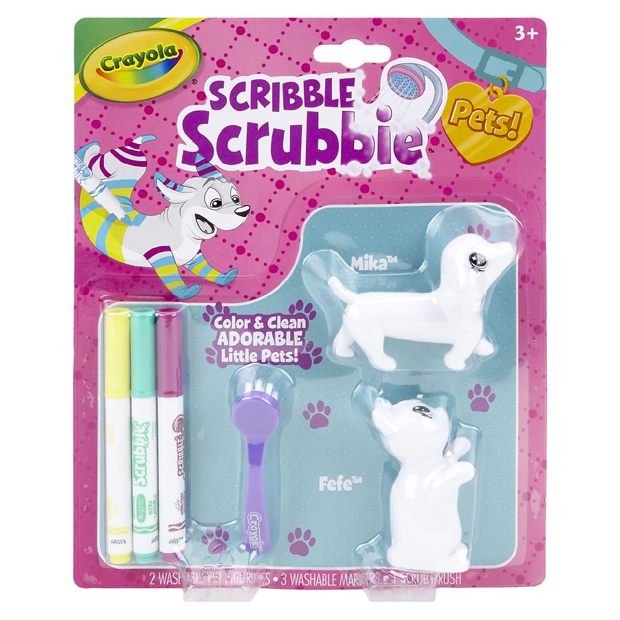Crayola Scribble Scrubbie Pets, Dog & Cat