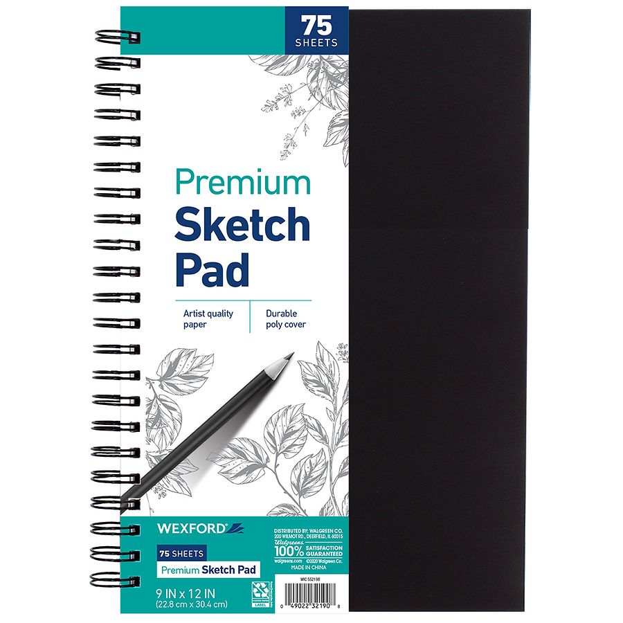 premium sketch pad 9in x 12in, Five Below