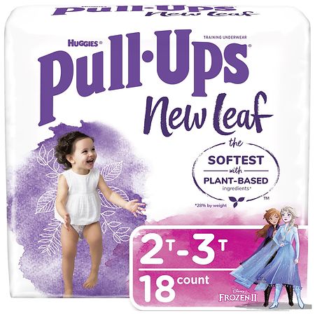 Huggies Girls' Night-Time Potty Training Pants, 2T-3T (16-34 lbs