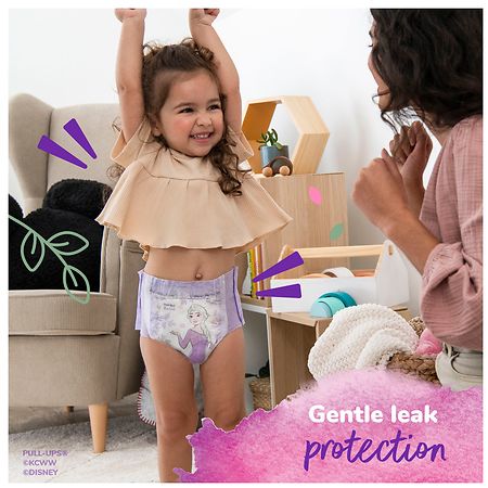 Girls Potty Training Underwear, Easy Open Training Pants 2T-3T, Pull Ups  New Leaf for Toddlers, 60ct, giga pack 