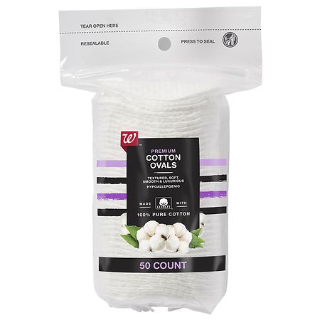  2 pack of 50 premium cotton ovals by UP & UP (Target) : Beauty  & Personal Care