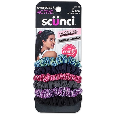 Scunci Everyday & Active The Original Scrunchie Neutrals & Space-Dye Colors