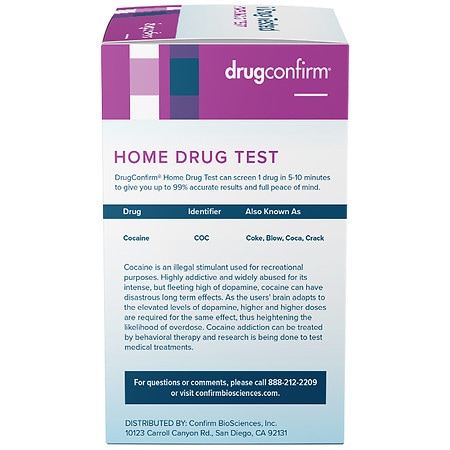 DrugConfirm 1 Drug Cocaine Test