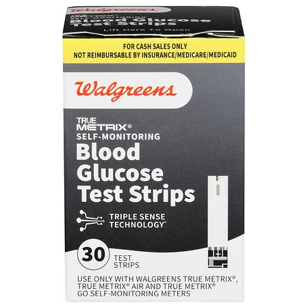 Walgreens True Metrix Self-Monitoring Blood Glucose Test Strips