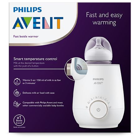 Philips Avent Fast Baby Bottle Warmer (SCF358/ 00) White