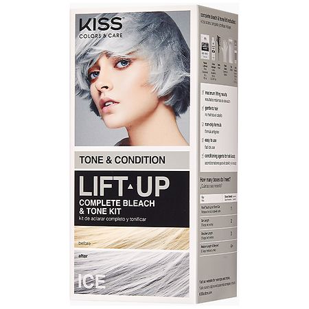 Kiss Lift Up Bleach & Tone Kit - Ice