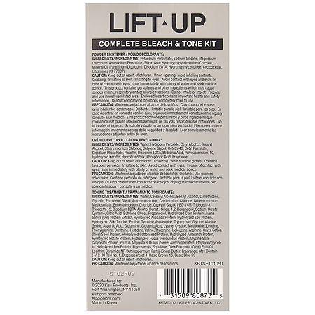 Kiss Lift Up Bleach & Tone Kit - Ice