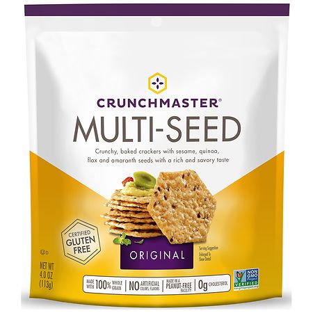 Crunchmaster Multi-Seed Original Crackers 4oz use by28 2025 