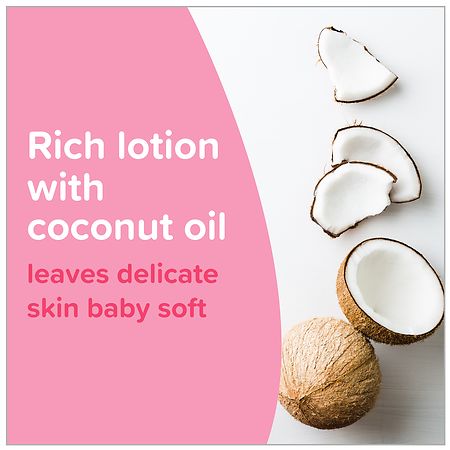 Johnson's Baby Moisturizing Pink Baby Lotion With Coconut Oil