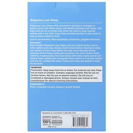 Zeiss Pre-Moistened Lens Cleaning Wipes with 70% Alcohol, 250 Count