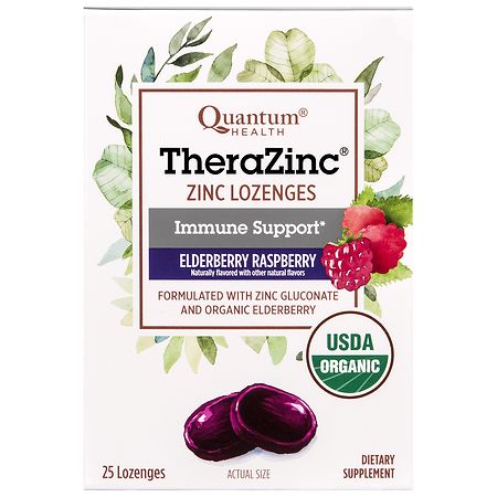 Quantum Health Organic Bagged Lozenges Elderberry-Raspberry