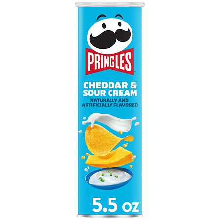 Pringles Potato Crisps Chips Cheddar and Sour Cream