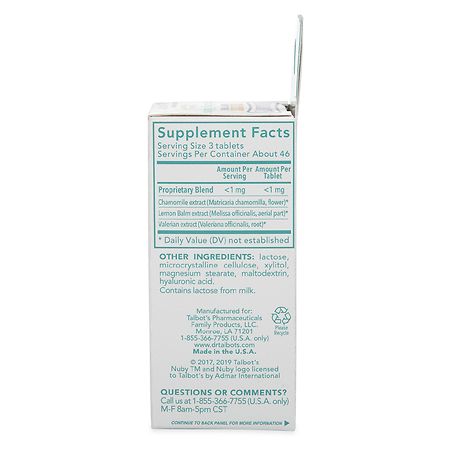 Dr. Talbot's Night Time Soothing Tablets, Quick Dissolve