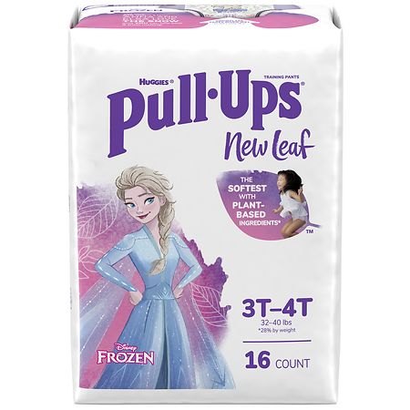 Huggies Pull-Ups New Leaf New Leaf Girls' Disney Frozen Potty Training  Pants 3T-4T