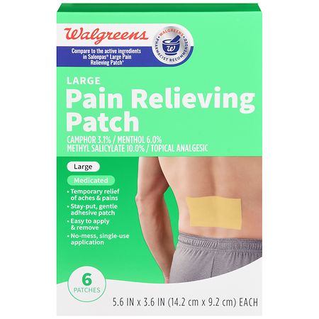 Walgreens Pain Relieving Patch Large