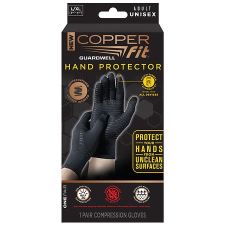 Copper Fit Guardwell Hand Protection Anti-microbial Gloves 1 pair