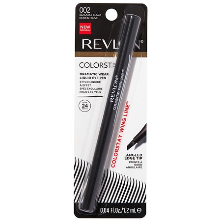 Revlon ColorStay Liquid Eye Pen Wing Line Angled Edge Tip Blackest Black