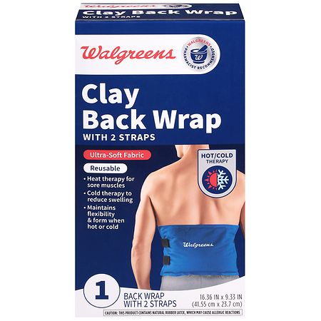 Walgreens Reusable Hot and Cold Clay Back Wrap