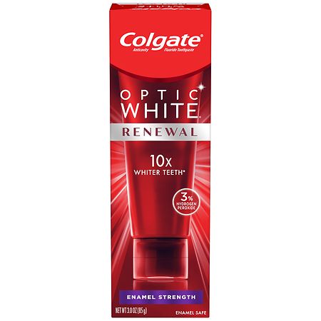 UPC 035000469779 product image for Colgate Optic White Renewal Teeth Whitening Toothpaste, Enamel Strength - 3.0 oz | upcitemdb.com