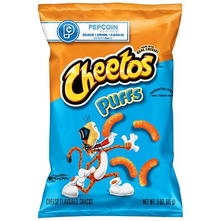  Cheetos Cheese Puffs, 8 Ounce Bag