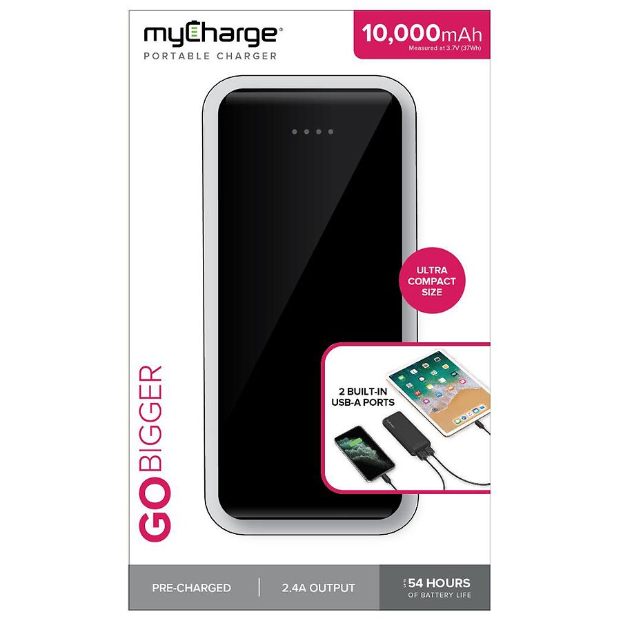 Op de loer liggen van staart MyCharge Go Bigger Powerbank 10,000 mAh | Walgreens