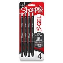 Black Felt Tip Pens, 30 Pack, 0.7Mm Premium Medium Fine Point, Felt Tip  Markers