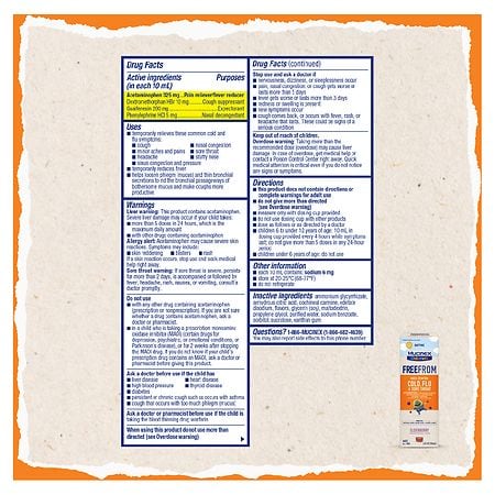 Mucinex FreeFrom Children's Multi-Symptom Cold & Sore Throat