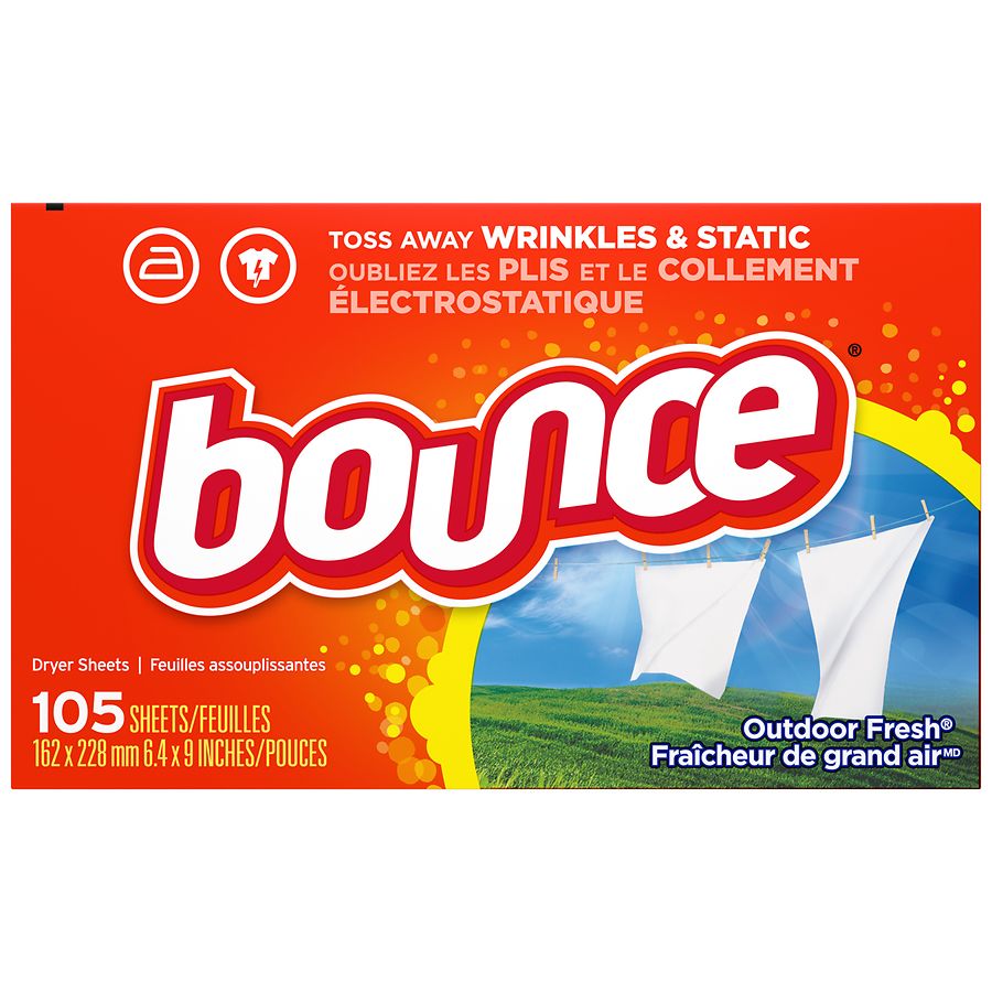 Bounce Dryer Sheets Outdoor Fresh