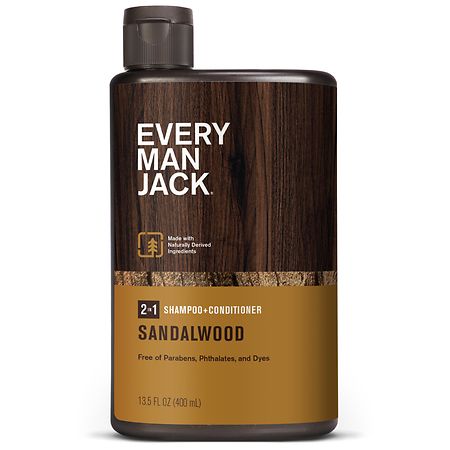 Every Man Jack Daily 2 in 1 Shampoo & Conditioner Sandalwood