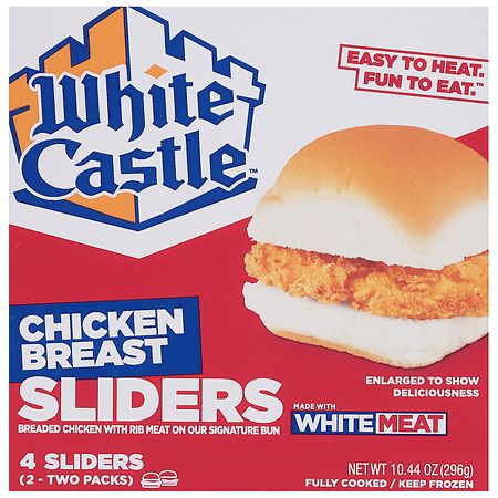 White Castle Chicken Breast Sliders