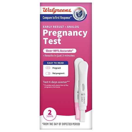 Walgreens Early Result Pregnancy Test