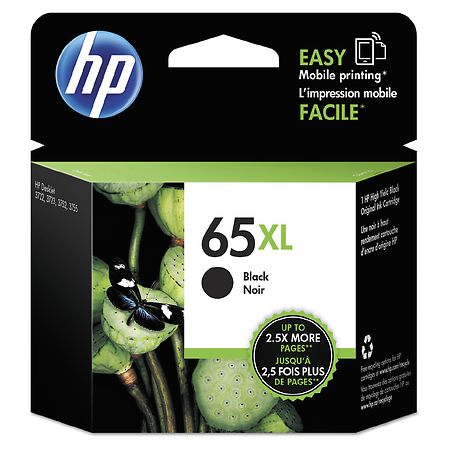 HP Ink Cartridge 65XL Black