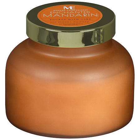 Modern Expressions Scented Candle Enchanted Mandarin, 15 oz Orange