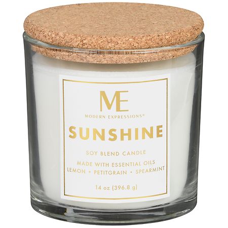 Complete Home Sunshine Home Fragrance Jar Candle Sunshine, 14 oz