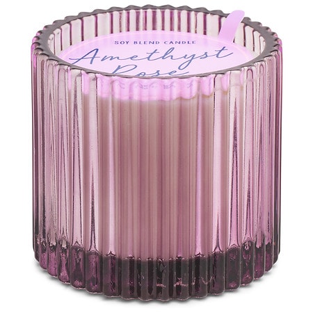 Complete Home Everyday Jar Candle, 10 oz Amethyst Rose Violet