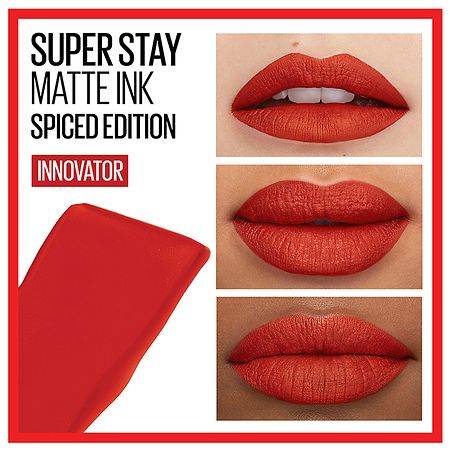 MAYBELLINE Super Stay Vinyl Ink Longwear No-Budge Liquid Lipcolor Make Up,  Highly Pigmented Color and Instant Shine, Upbeat, 1 Count