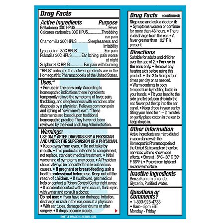 Walgreens EarAche Drops 0.33 FL Oz (10mL)