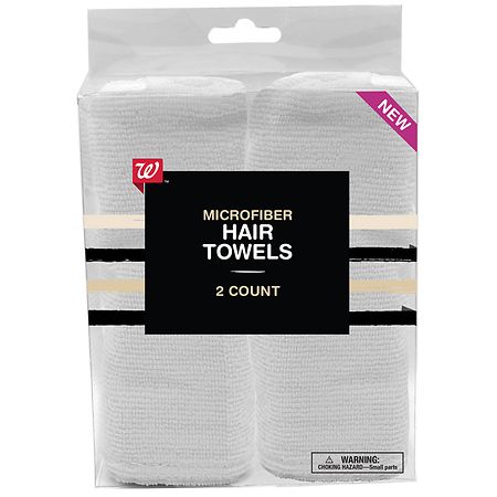 Walgreens Microfiber Hair Towels