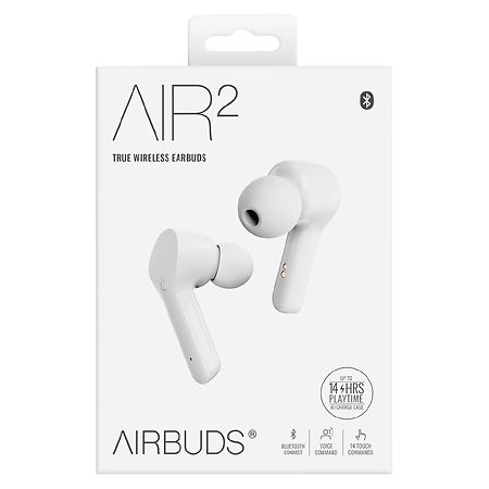 Airbuds Air2 True Wireless Earbuds White