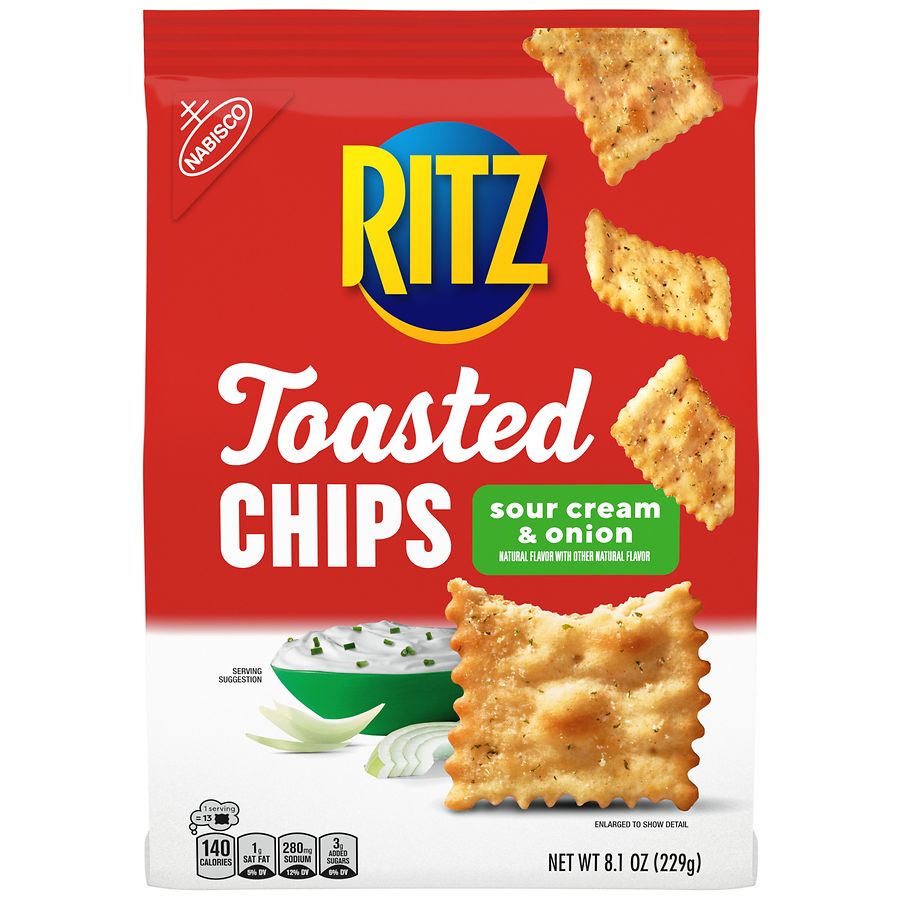Ritz Toasted Chips Sour Cream And Onion