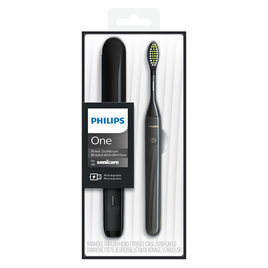 Versnellen stereo spreker Philips One by Sonicare Rechargeable Toothbrush, Black | Walgreens