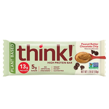 think! PLANT Peanut Butter Chocolate Chip Protein Bar