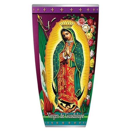 St. Jude Drinking Glass Candle Guadalupe
