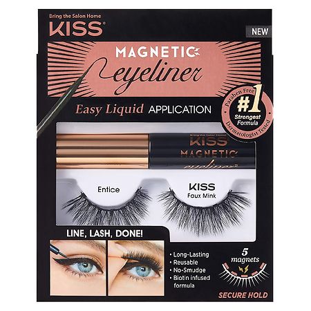UPC 731509827514 product image for Kiss Magnetic Eyeliner/Eyelash Kit 03 - 1.0 ea | upcitemdb.com