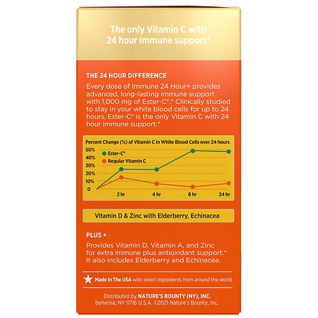 Nature's Bounty Immune 24 Hour+ Softgels