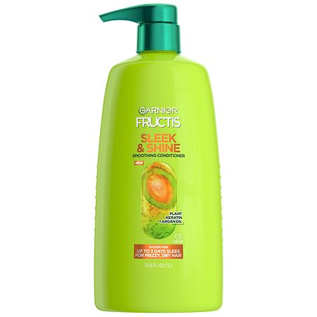 Garnier Fructis Sleek & Shine Fortifying Conditioner for Frizzy, Dry Hair