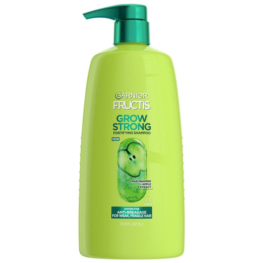 Garnier Fructis Grow Strong Fortifying Shampoo for Weak, Fragile Hair |  Walgreens